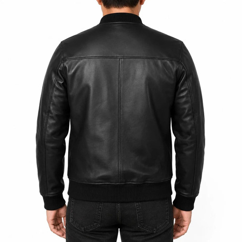 Giacca pelle uomo - pelle,