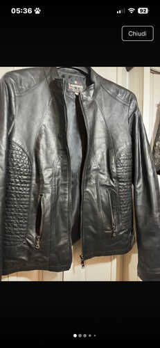 Lepore pelle giacca biker - lepore,