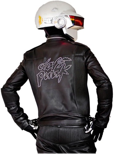 Giacca moto nera - da, in