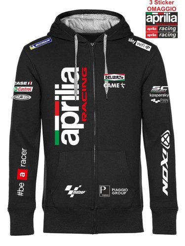 Felpa zip aprilia racing - felpa,