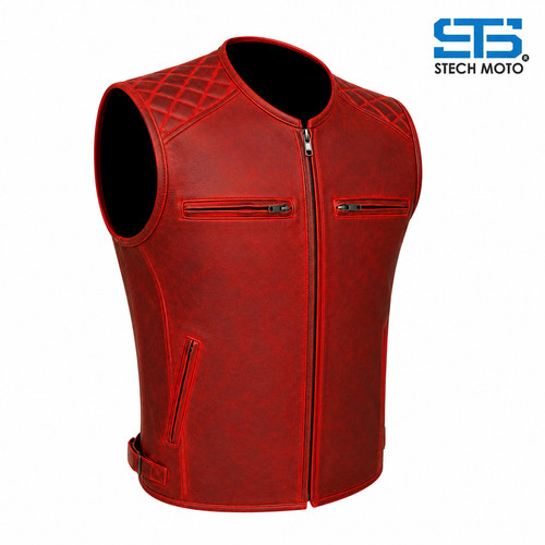 Moto gilet pelle - moto,