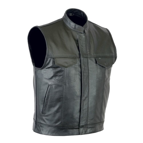 Gilet leatherick uomo soa - gilet,