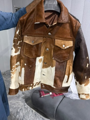 Giacca uomo pelle vacchetta - giacca,