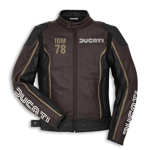 Giacca pelle moto uomo - in,