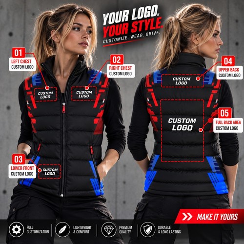 Gilet motorsport - gilet,