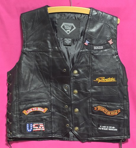 Gilet diamond buffalo lether - gilet,