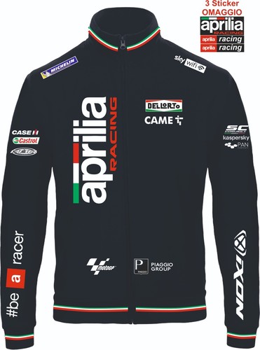 Felpa zip aprilia - felpa,